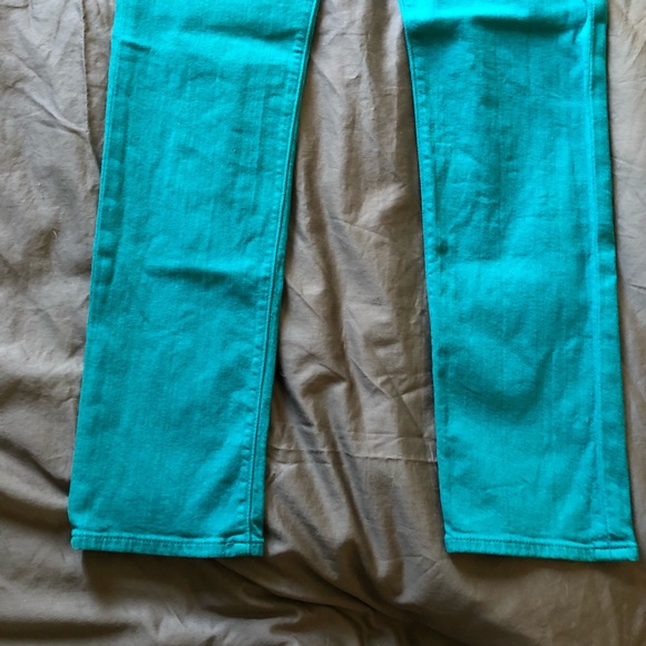 Turquoise Quiksilver Jean Pants - Picture 4 of 8